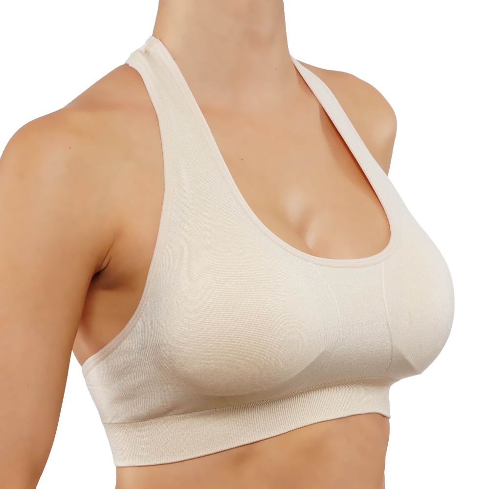 Sports Bra with T-back removable pads 1004 - Picture 2 of 4